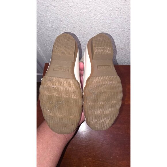 Sperry Kids Saltwater Duck Rain Glidden Boots Tan Canvas & Rubber Size 13 - Picture 7 of 8